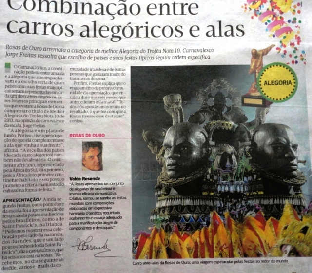 Detalhe do Diário de São Paulo